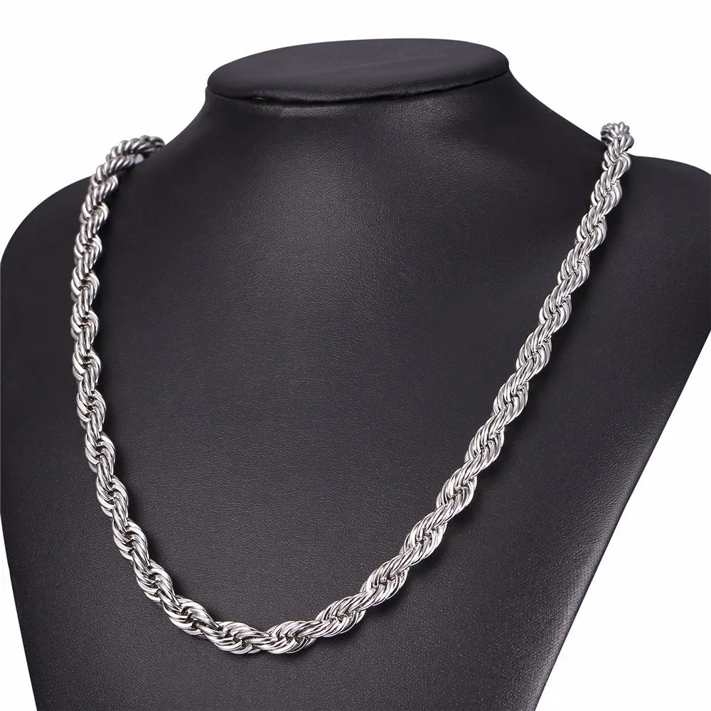 Twisted Rope Chain (Thin)