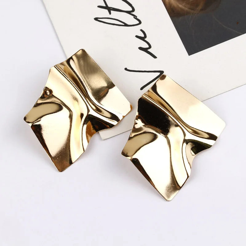 Souk Brass Maxi Studs