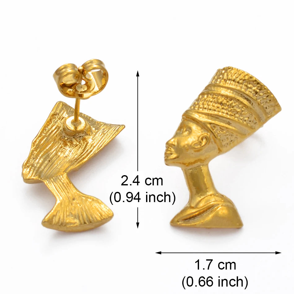 Nefertiti Statement Studs