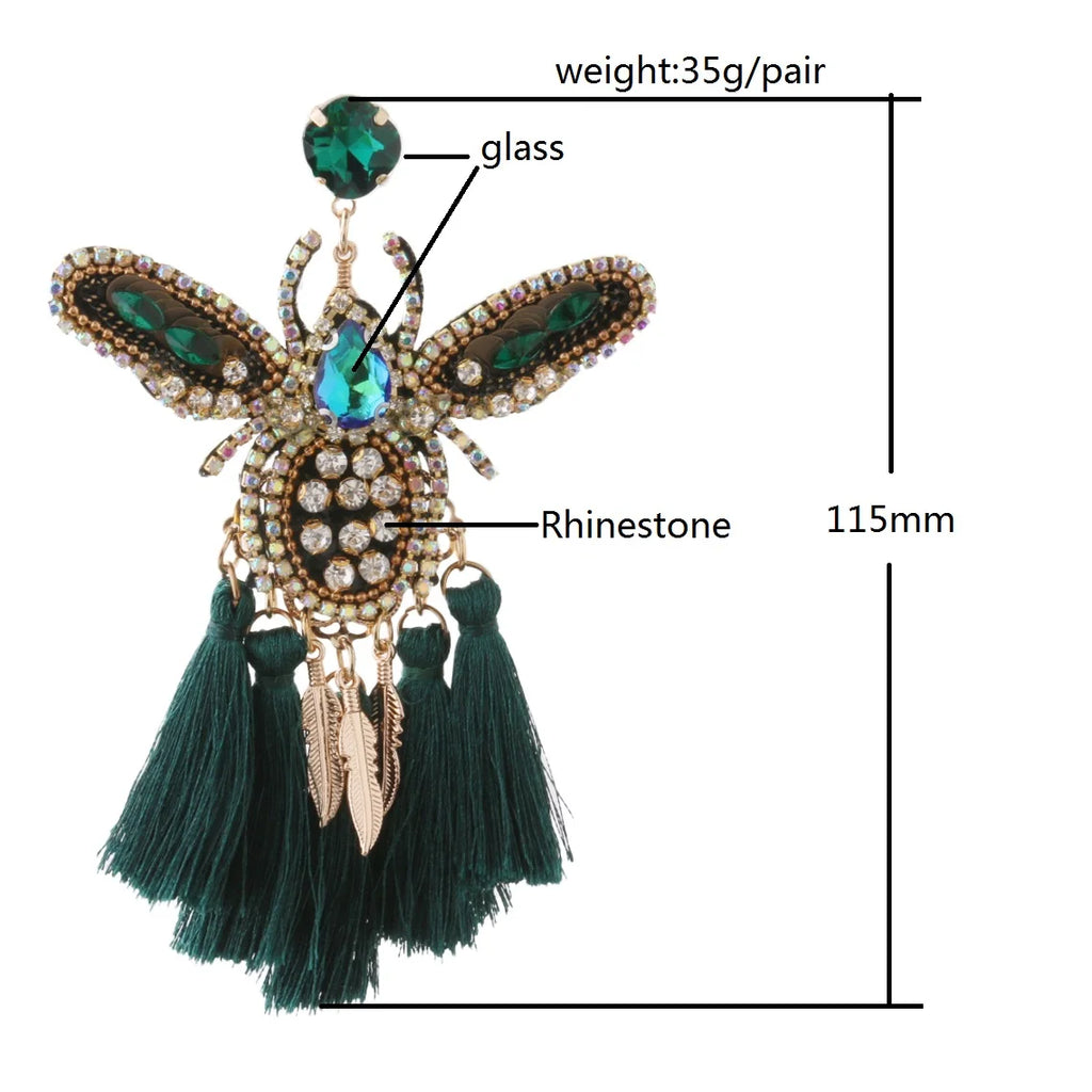 Crystal Bee Tassel