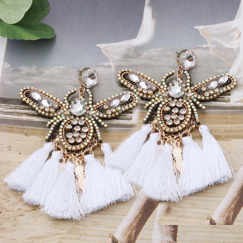 Crystal Bee Tassel