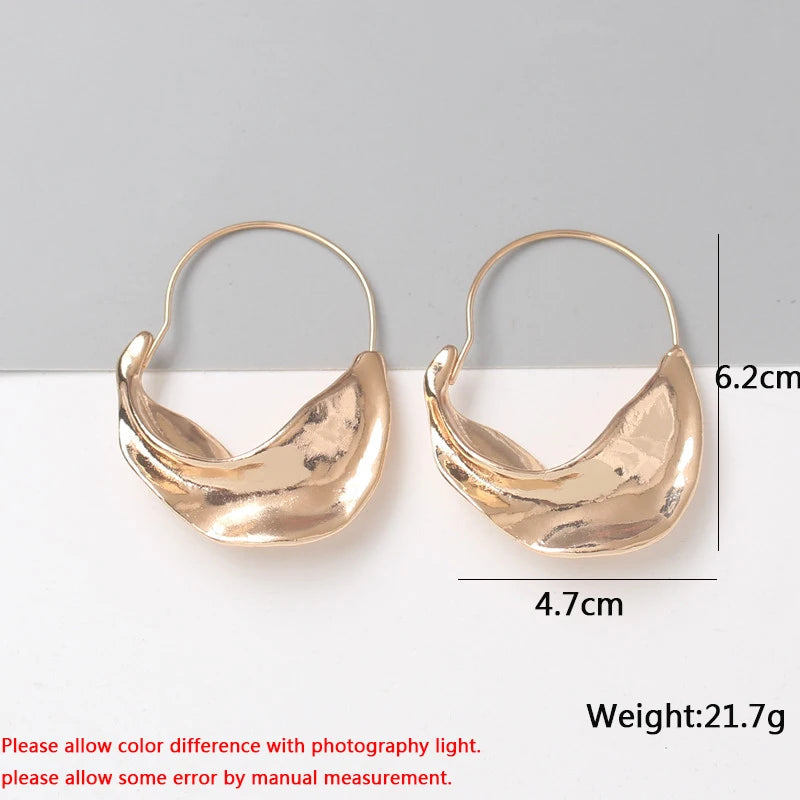 Ushape Brass Hoops