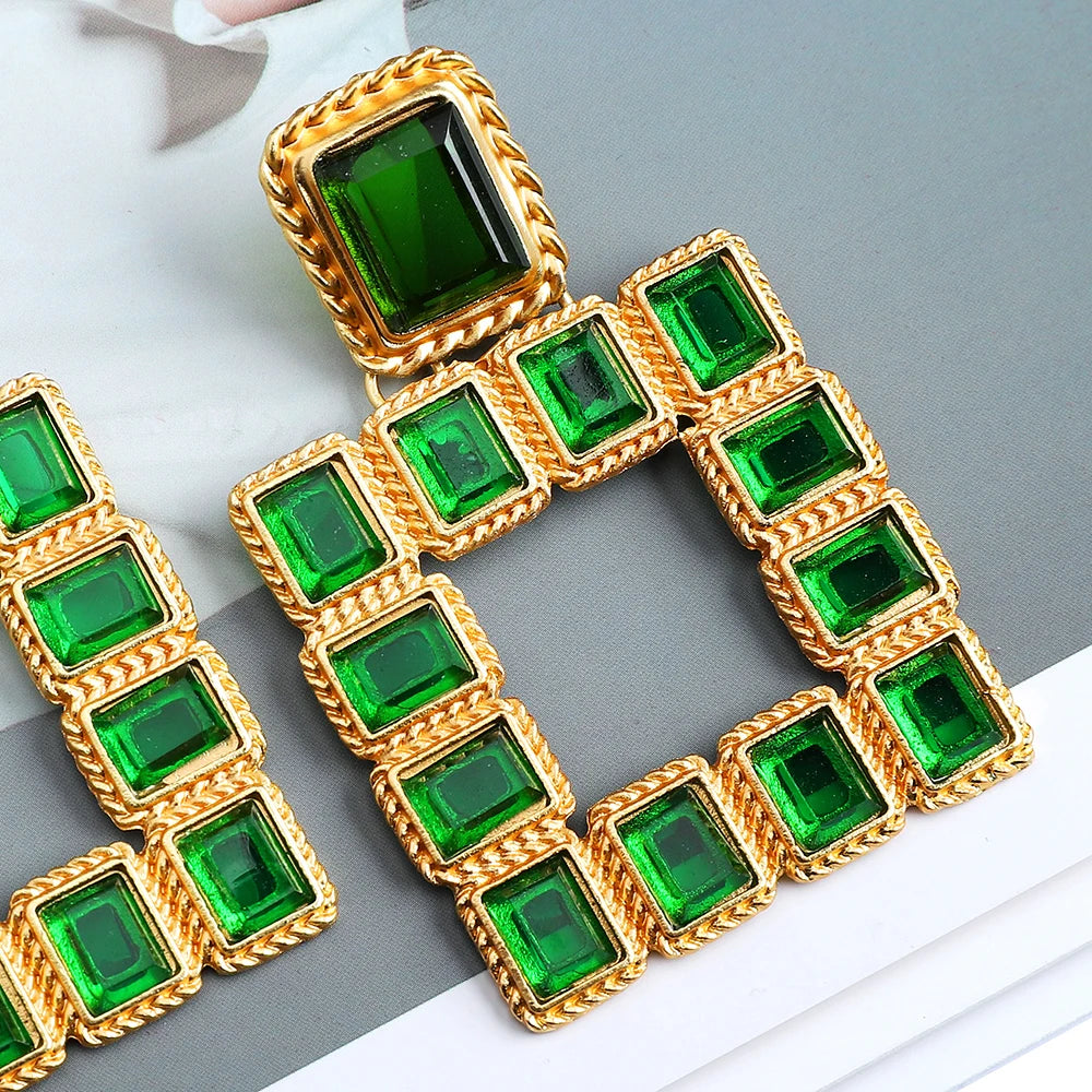 Square Statement Earrings