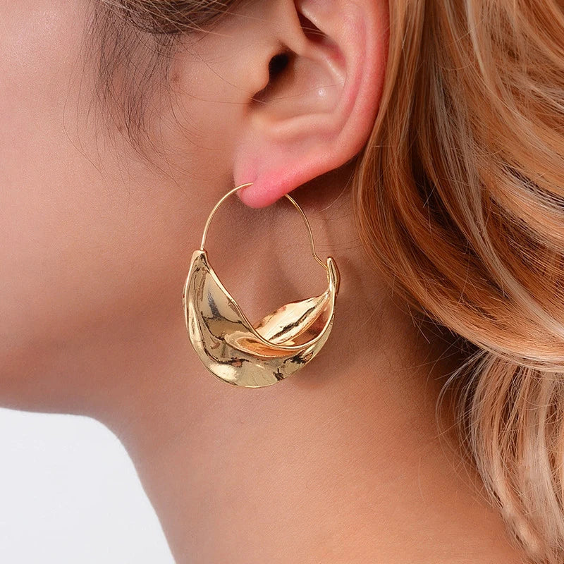 Ushape Brass Hoops