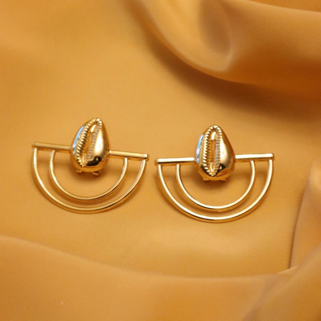 Afe Cowrie Earrings