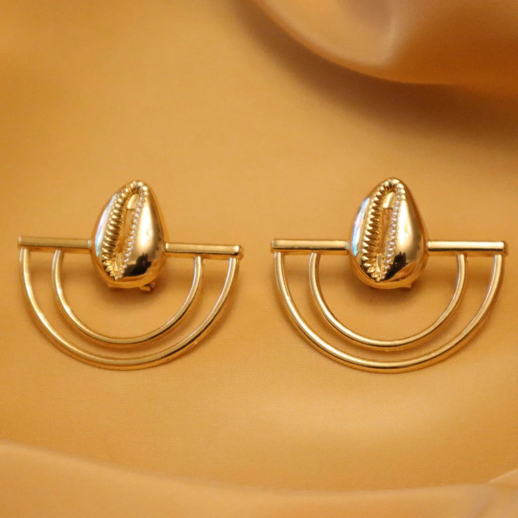 Afe Cowrie Earrings