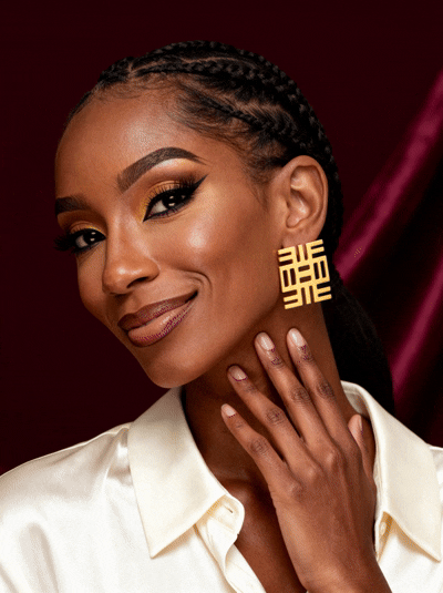 Square Heritage Studs