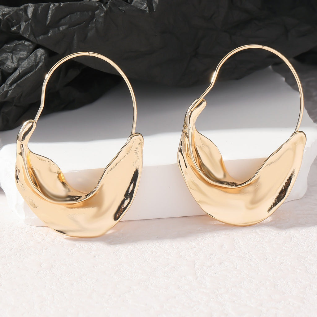 Ushape Brass Hoops