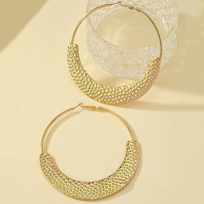 Nessie Brass Hoops