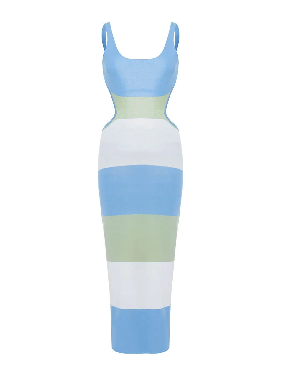 Simisu Stripe Backless