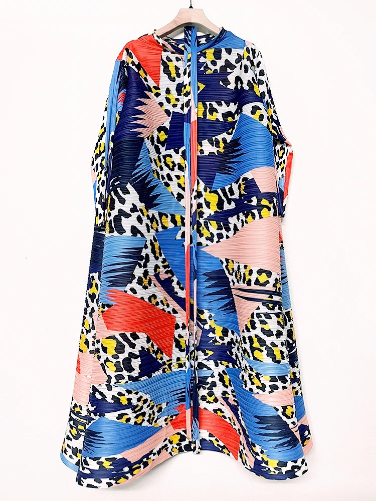 Animal Print Plisse