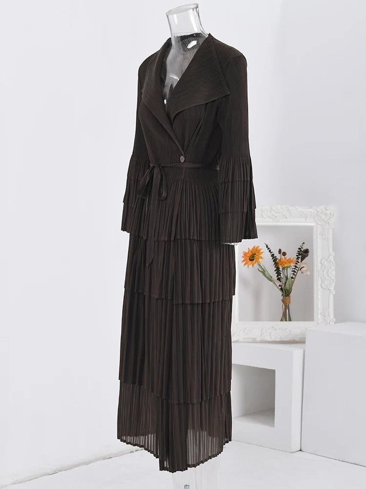 Brown Notched Plisse