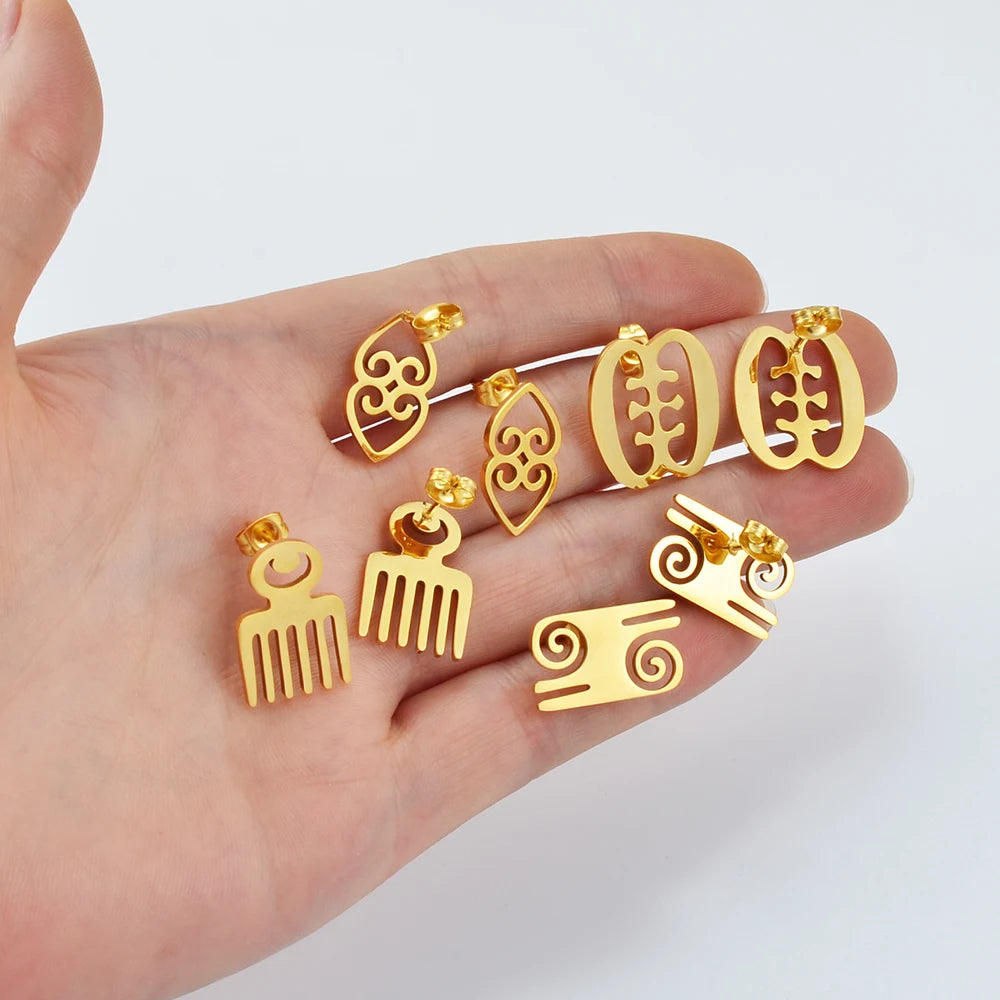 Gye Nyame Studs