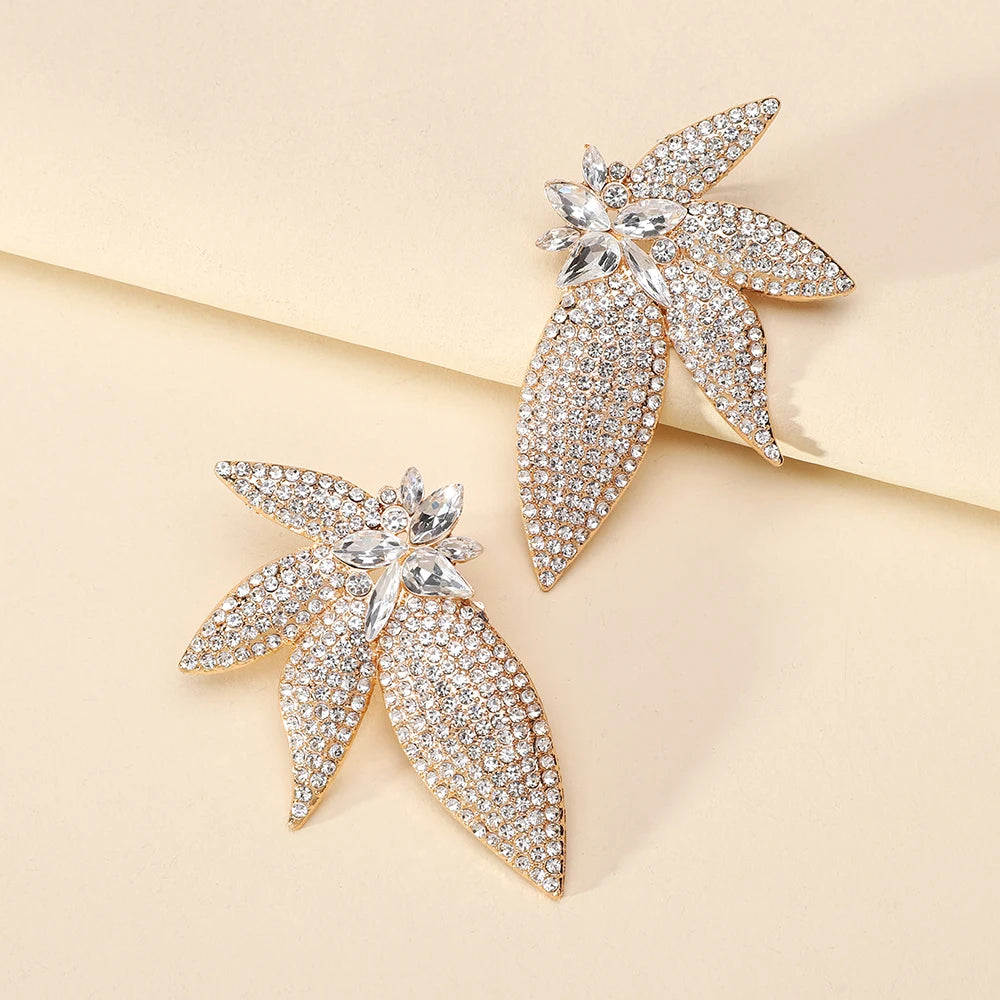 Crystal Wing Studs