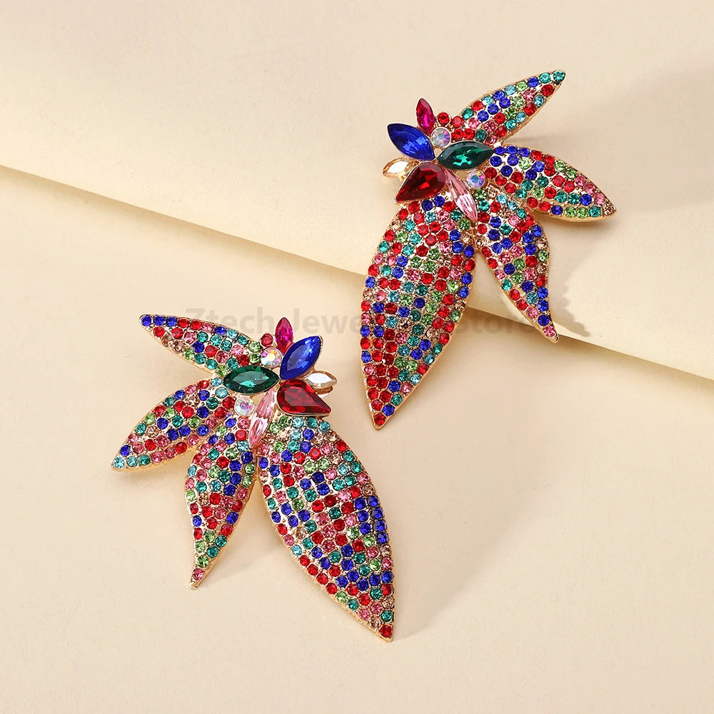 Crystal Wing Studs