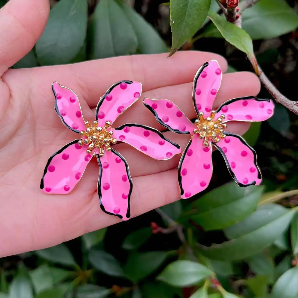 Orchid Statement Studs