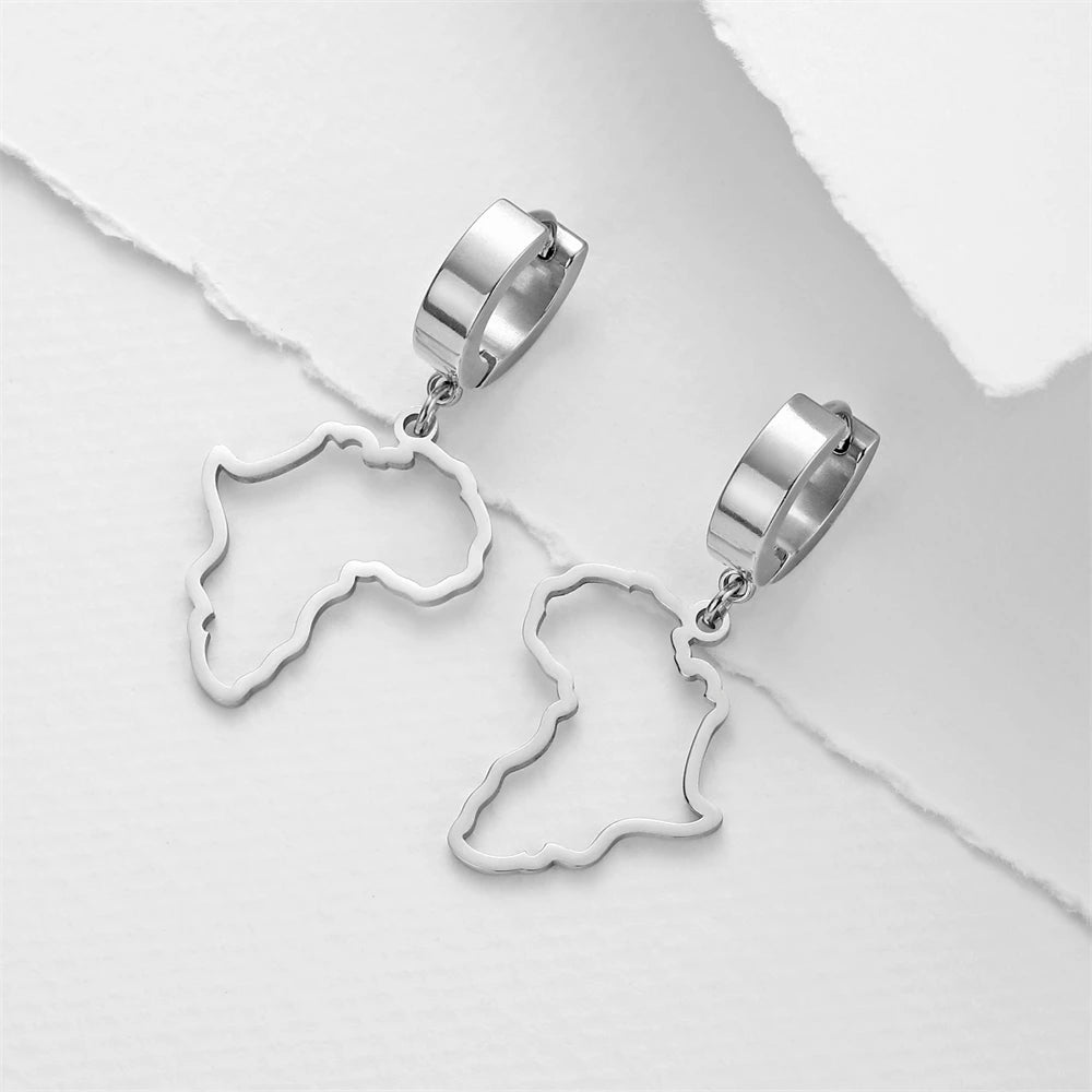 Africa Outline Map Hoops