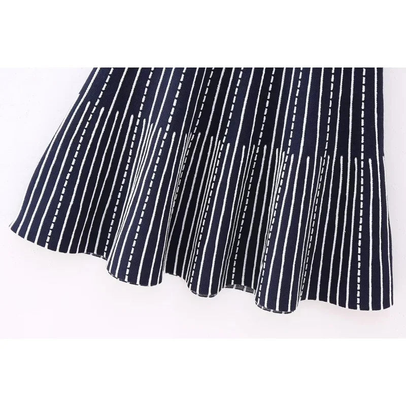 Striped Knit Mini