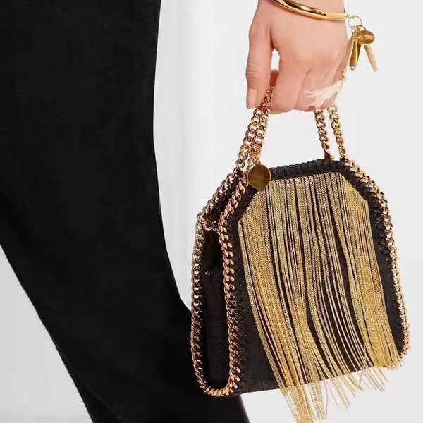 Vella Tassel Chain Crossbody Bag