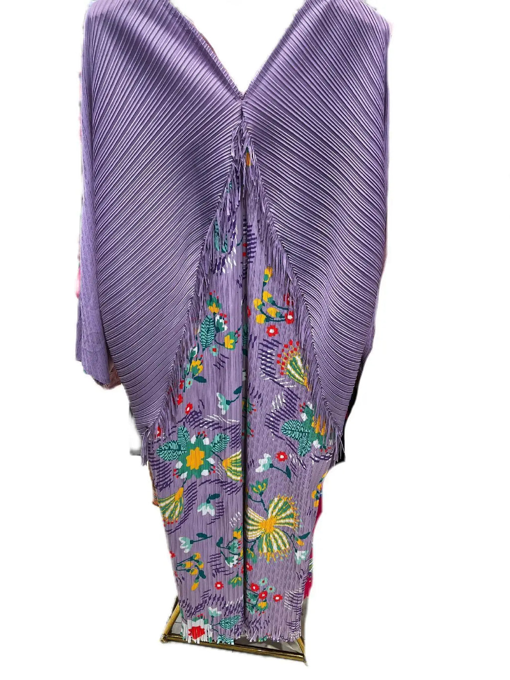 Floral Fringe Plisse
