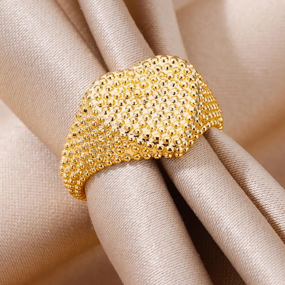 Dotted Heart Ring