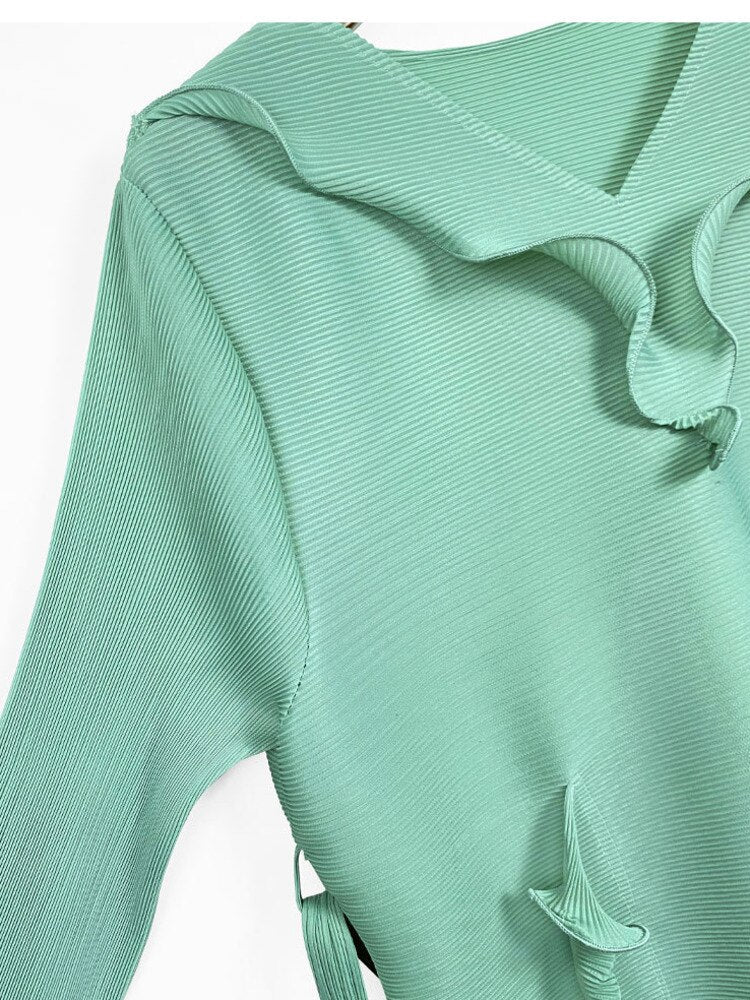 Orgoji Ruffles Plisse