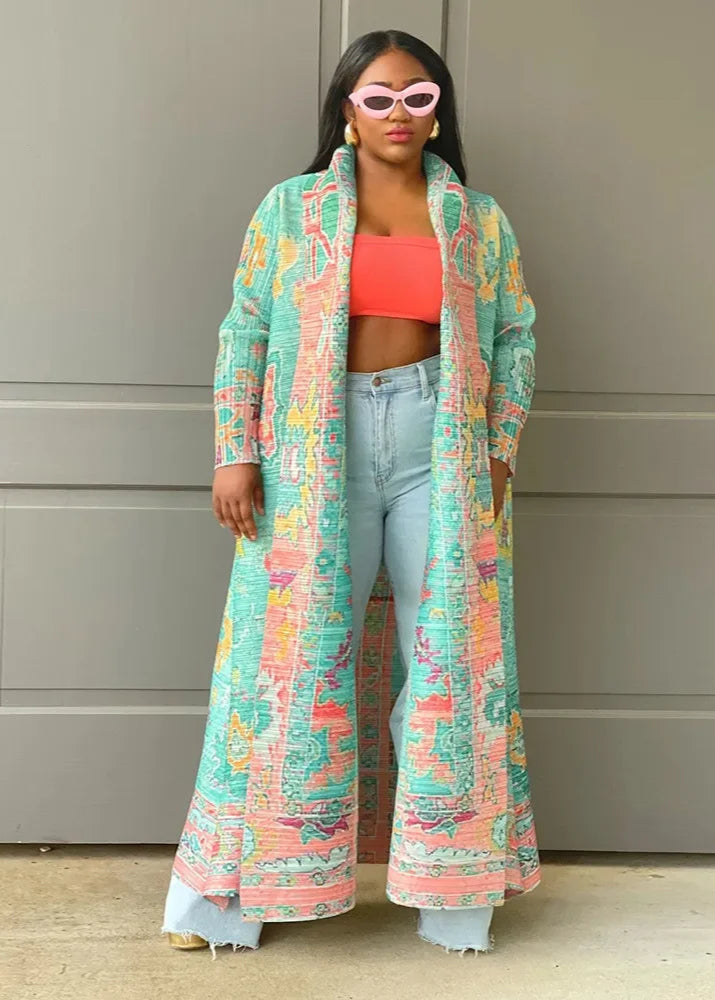 Green Stitch Maxi