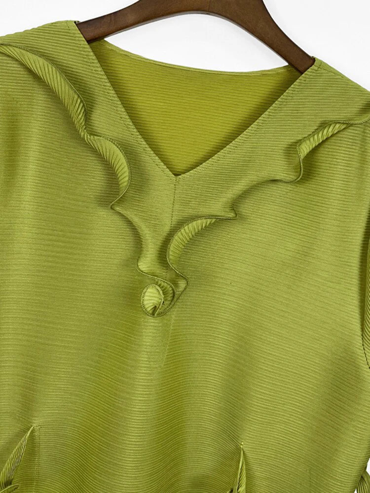 Orgoji Ruffles Plisse