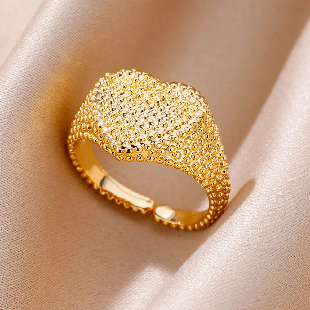 Dotted Heart Ring