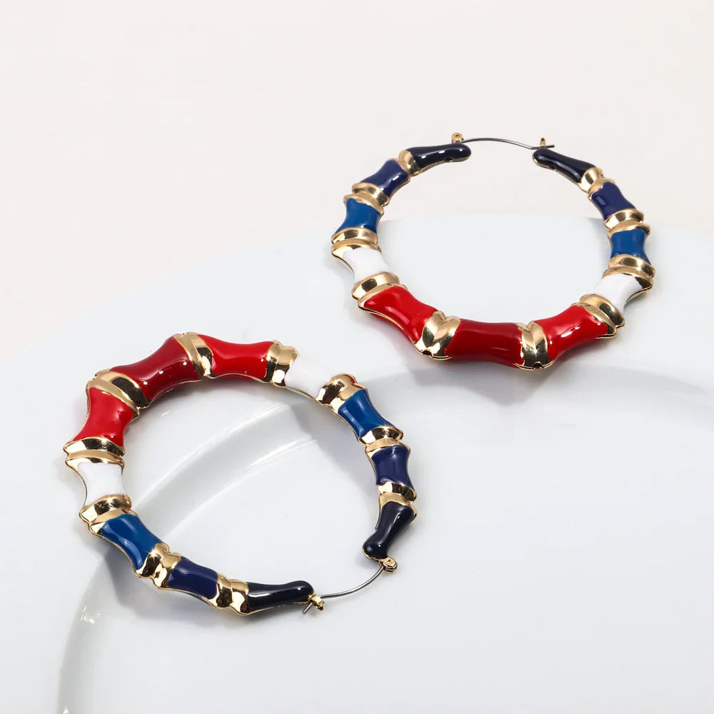 Jolie Bamboo Hoops