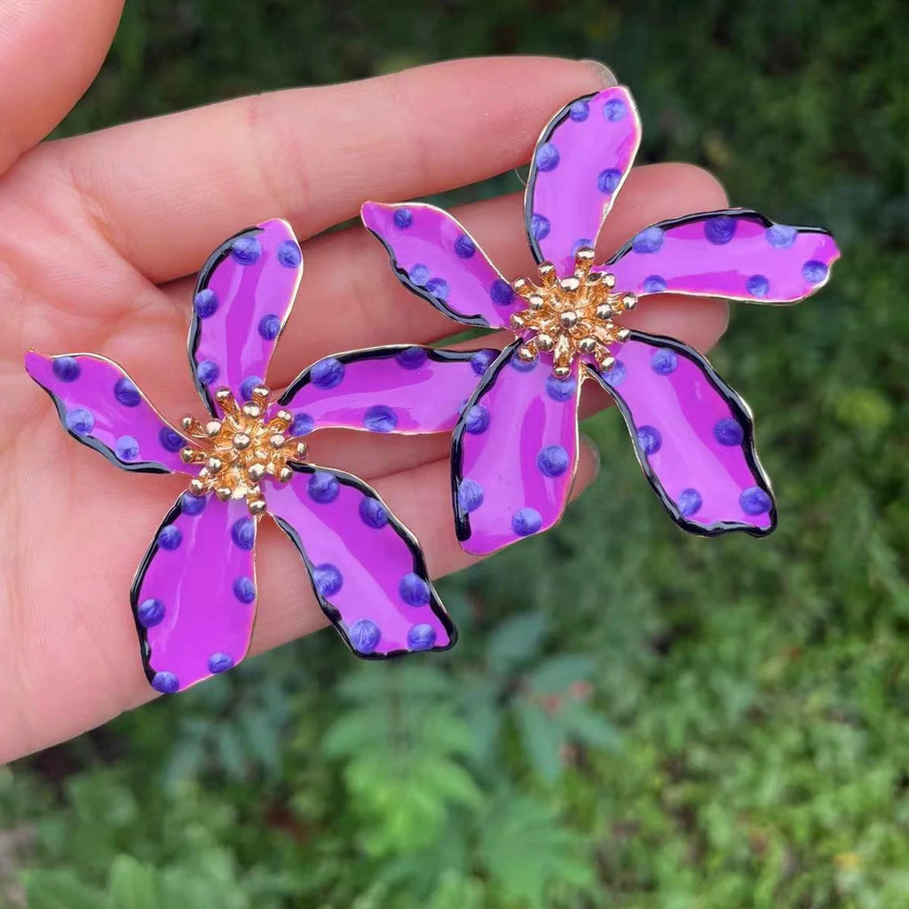 Orchid Statement Studs