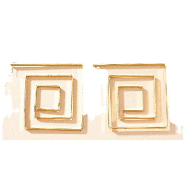 Quad Geometric Earrings