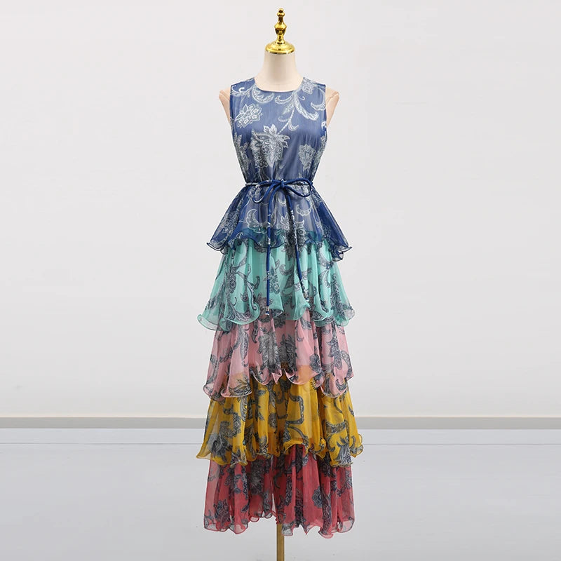 Layered Patchwork Plisse