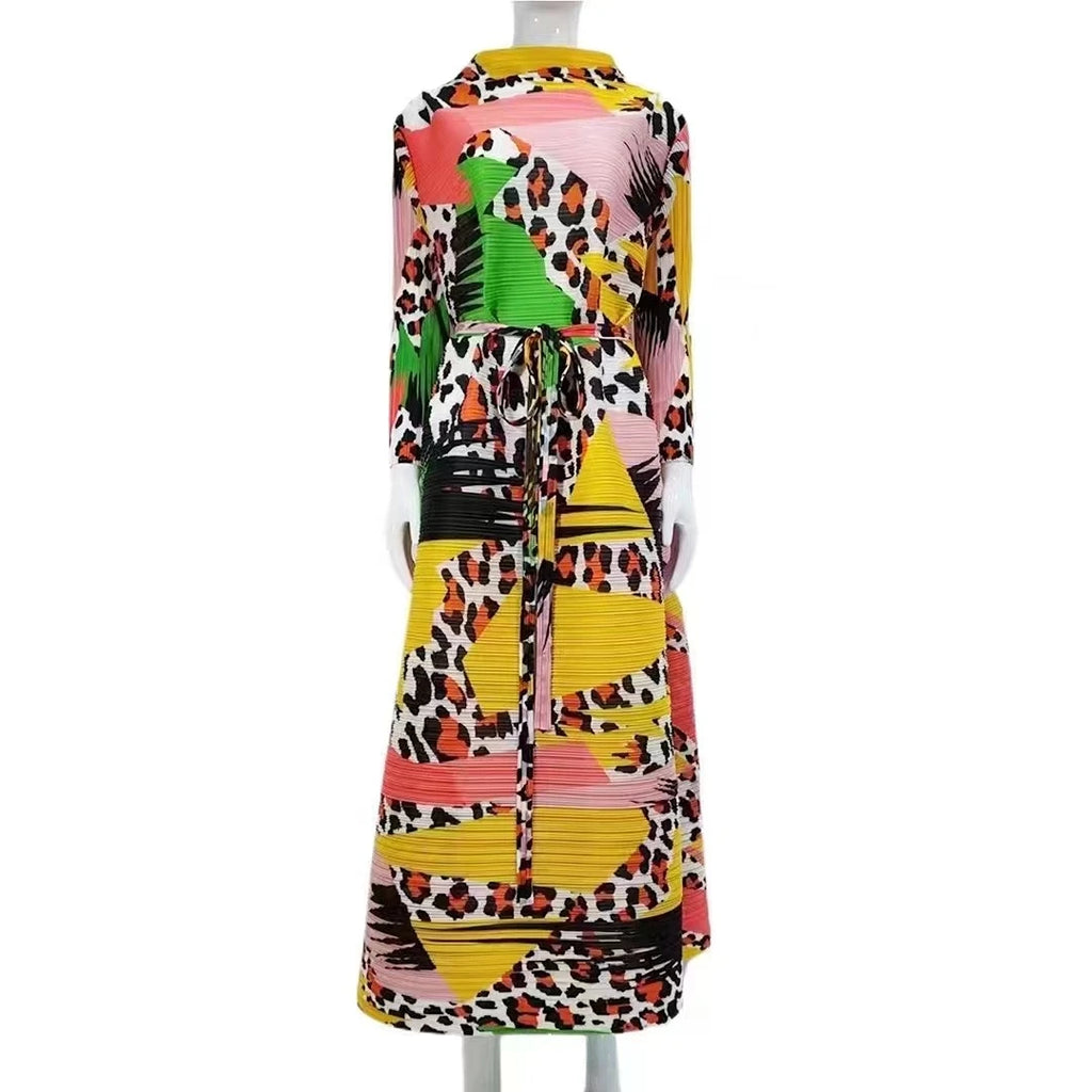 Animal Print Plisse
