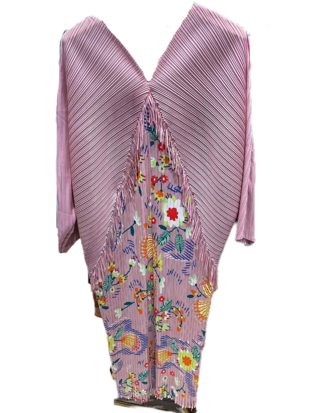 Floral Fringe Plisse