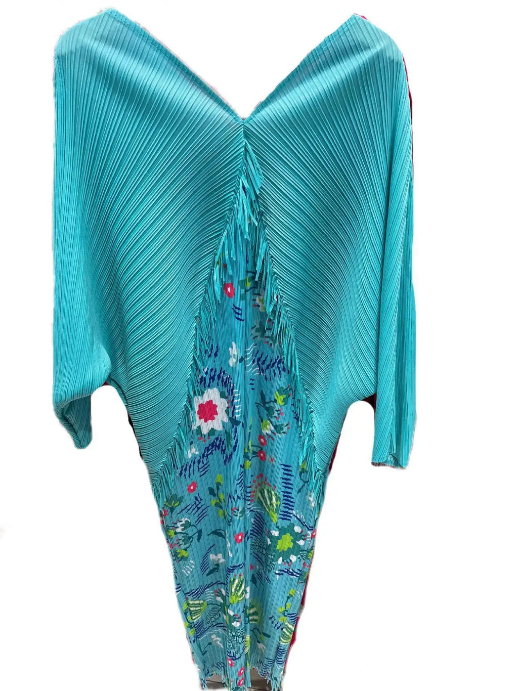 Floral Fringe Plisse