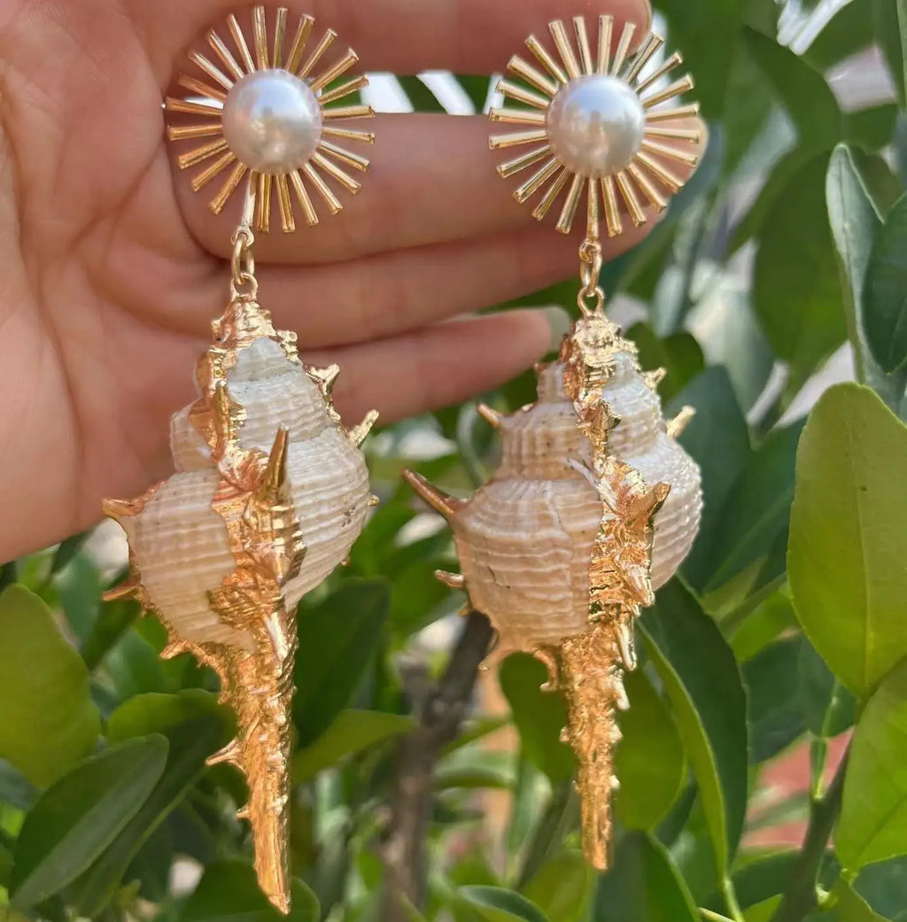 Shell Drop Earrings