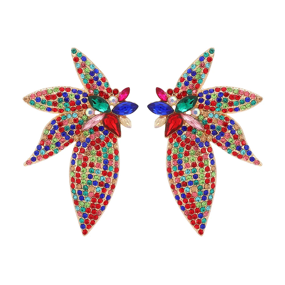 Crystal Wing Studs