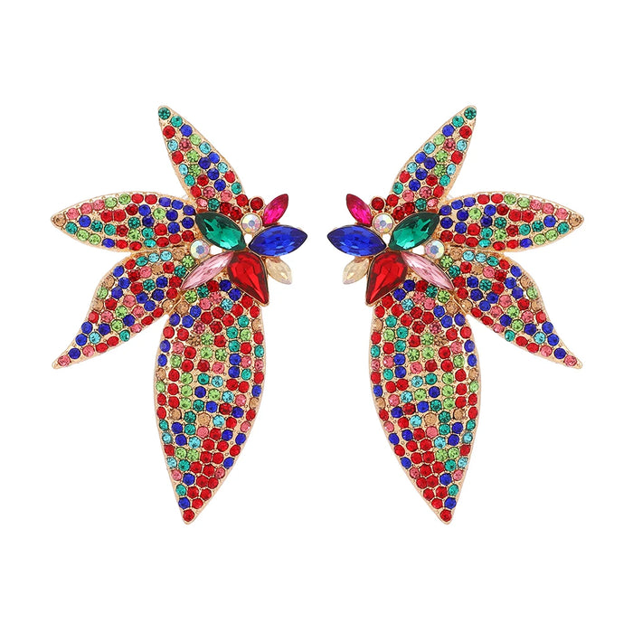 Crystal Wing Studs
