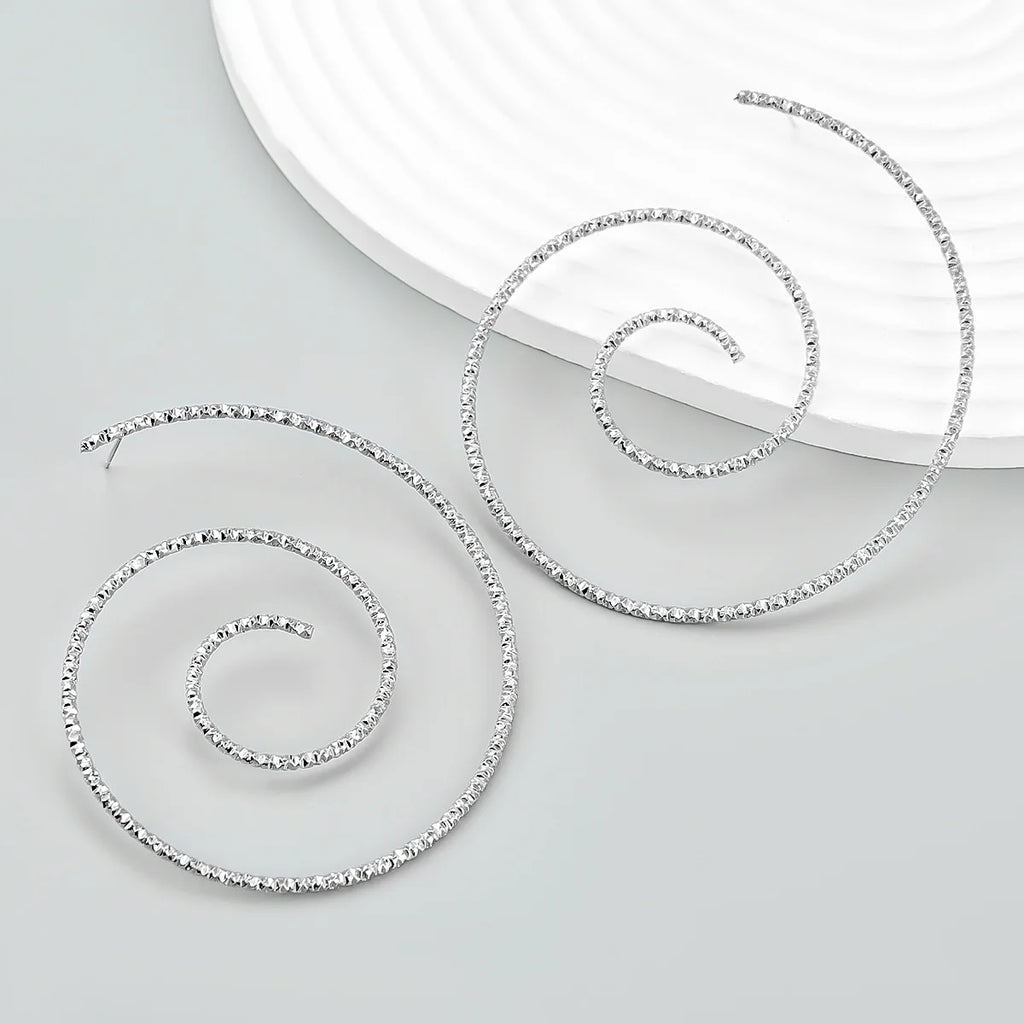 Spiral Statement Studs