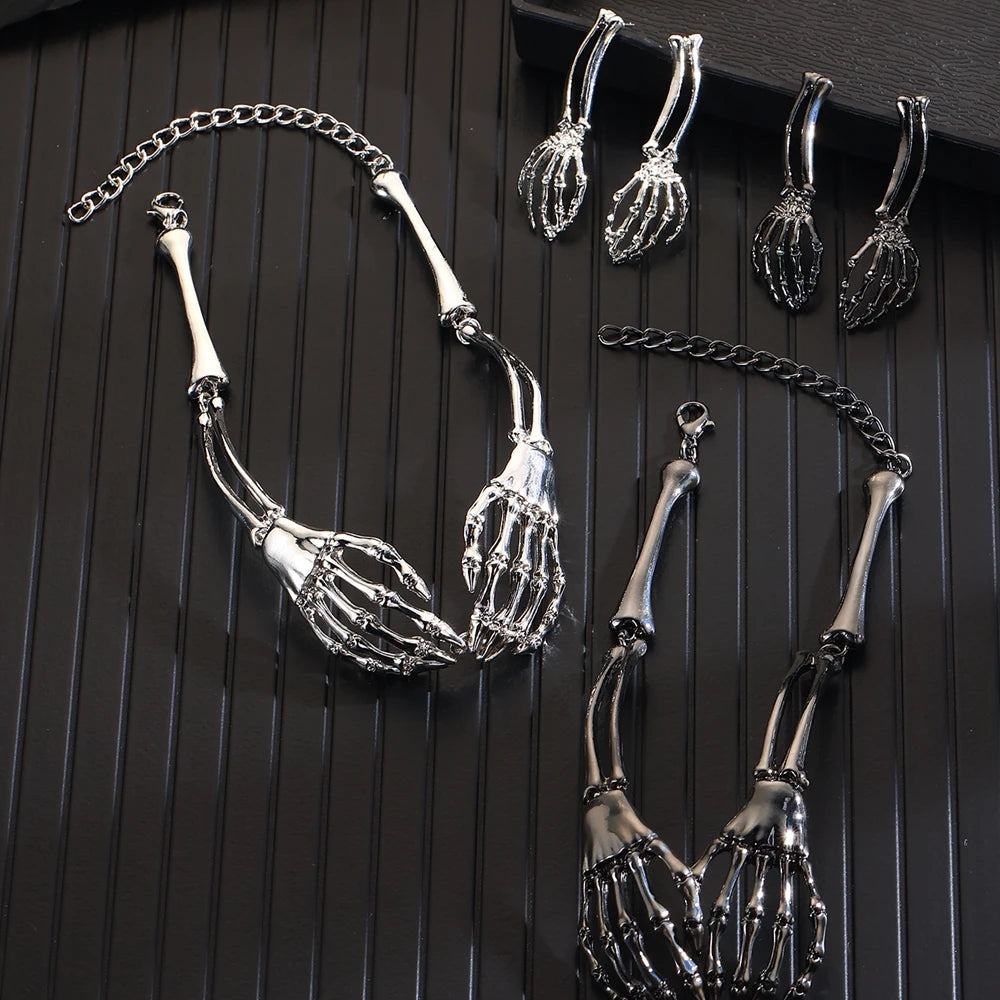 HandClaw Necklace Set