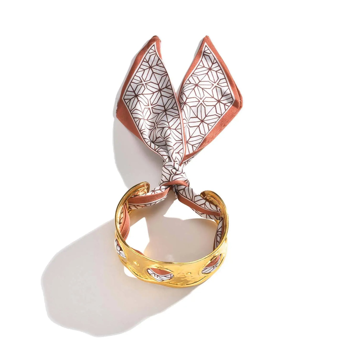 Silk Scarf Cuff