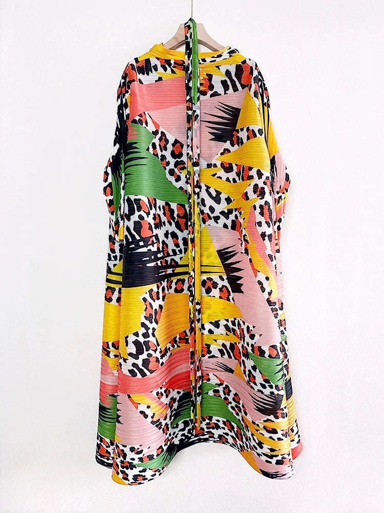 Animal Print Plisse