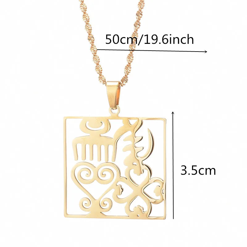 Jojo Square Necklace