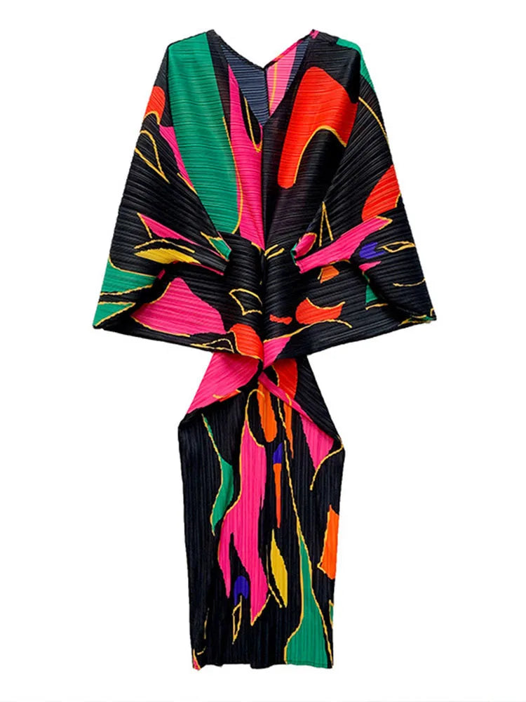 Cambaya Abstract Plisse