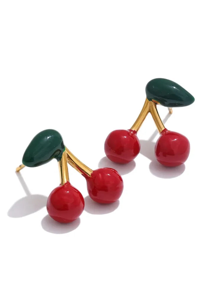 Sweet Cherry Necklace Set