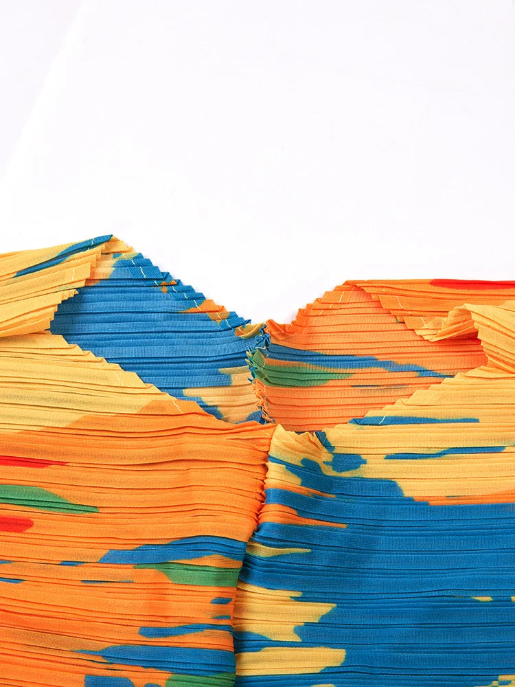 Paint Splat Pleated