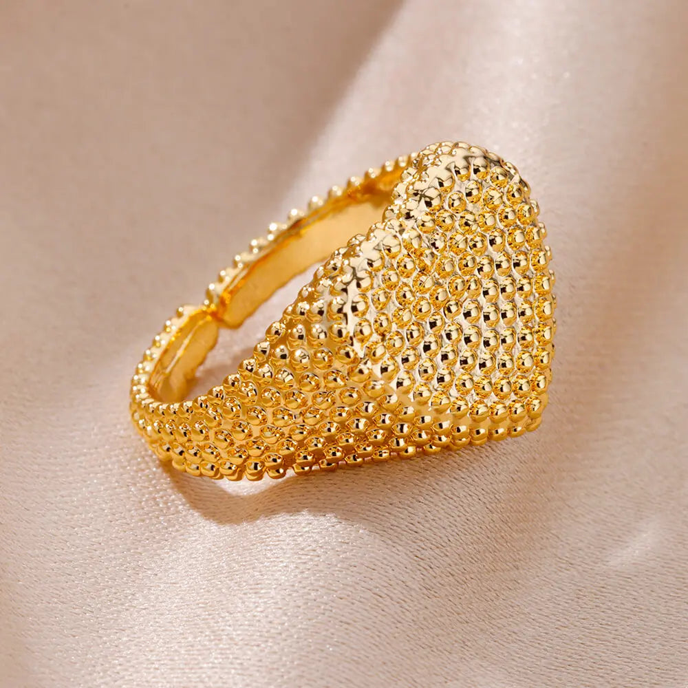 Dotted Heart Ring