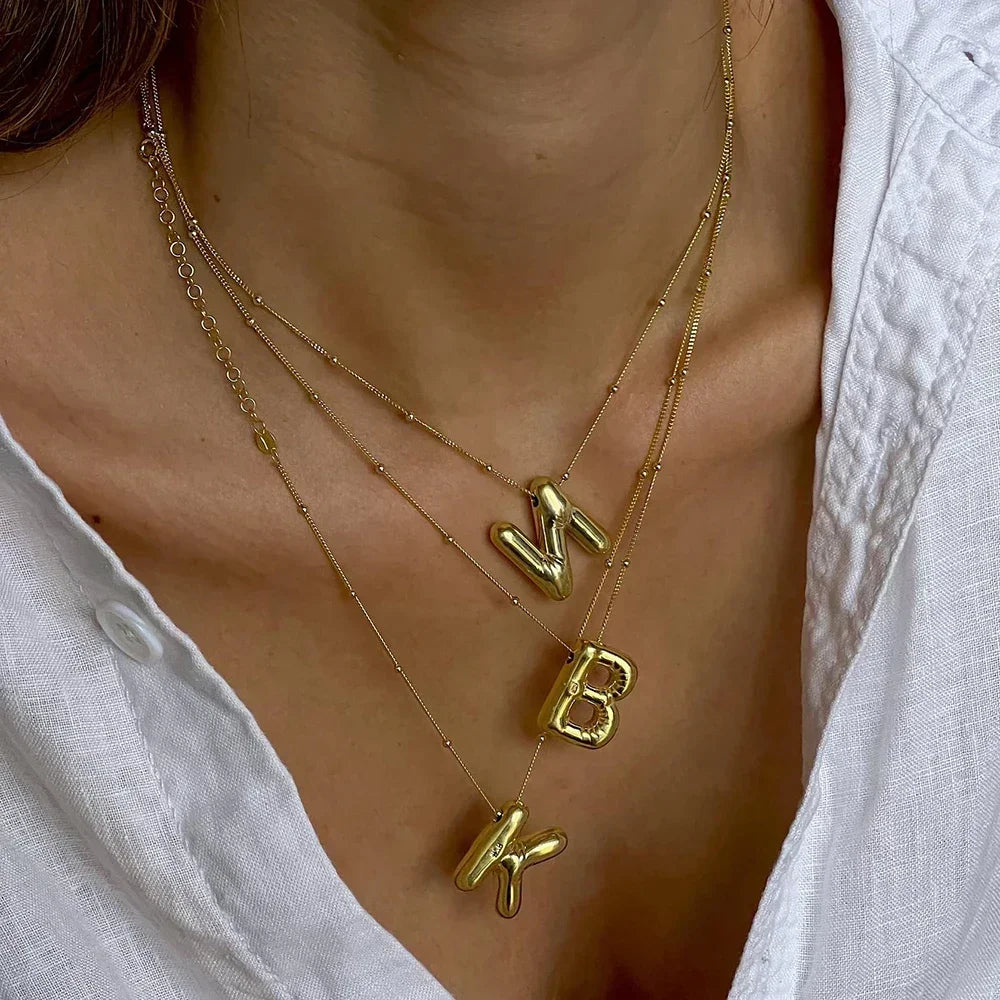 Minimalist Initials Necklace