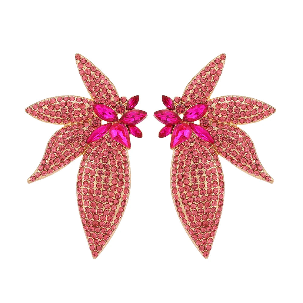 Crystal Wing Studs